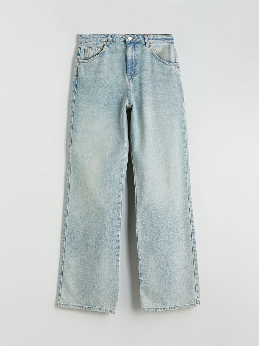 Mavi Wideleg Kadın Jean Pantolon-4