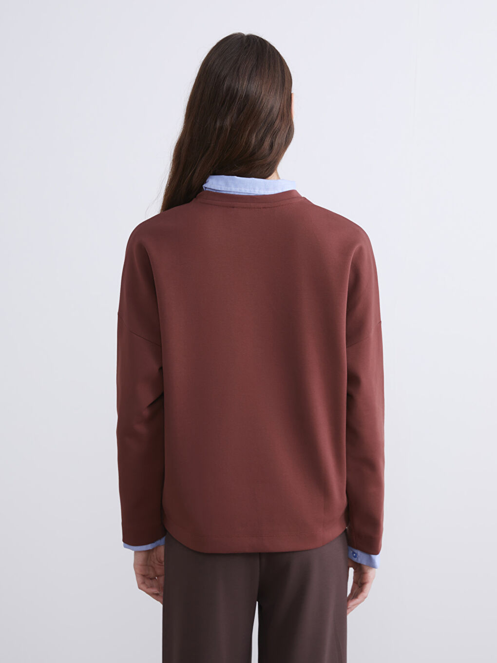 Crew Neck Women's Sweatshirt-3