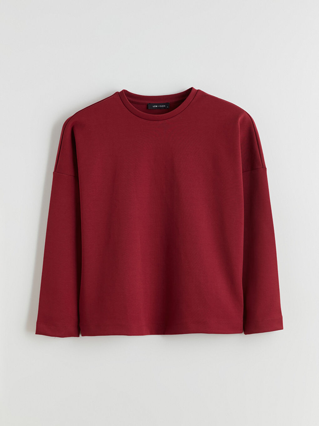 әйелдерге арналған свитшот дөңгелек жағалы-8