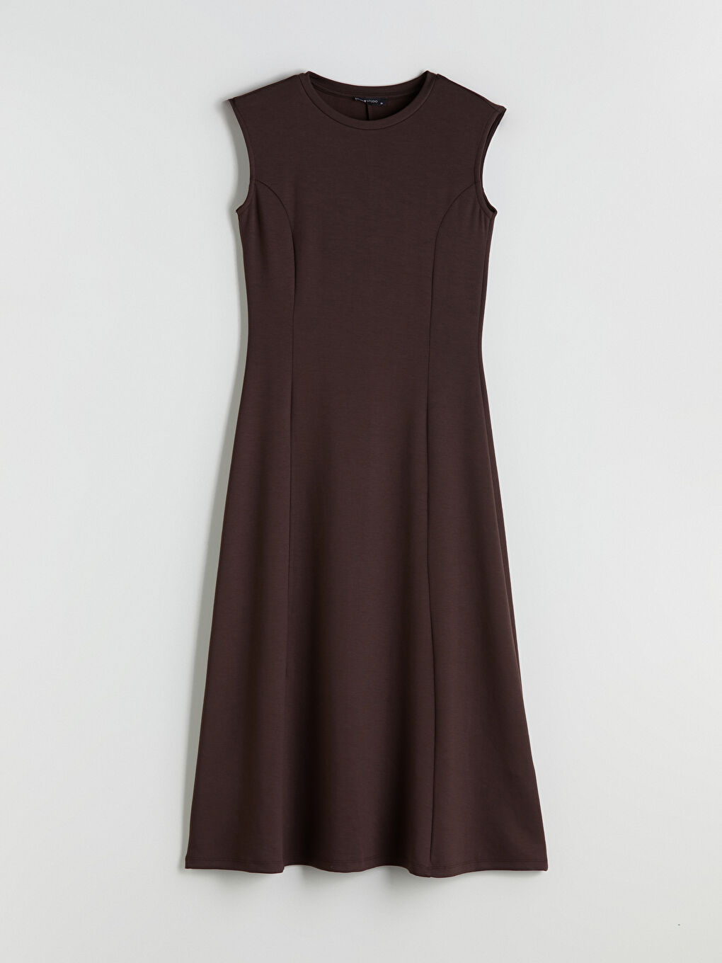 LCWAIKIKI Classic Crew Neck A-Line Dress -W5JD39Z8-HEH