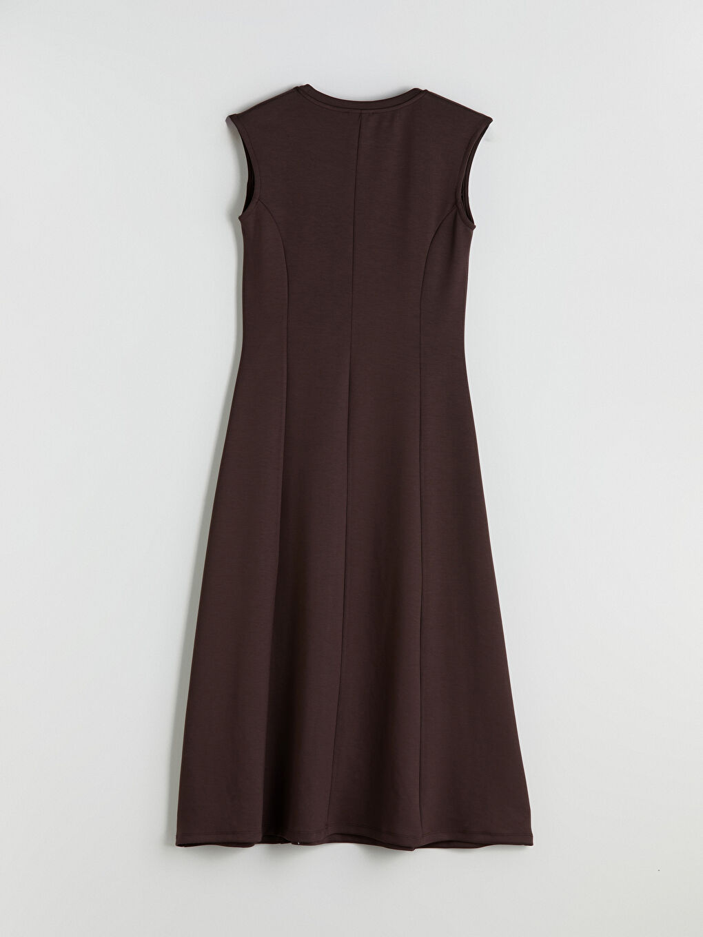 LCWAIKIKI Classic Crew Neck A-Line Dress -W5JD39Z8-HEH