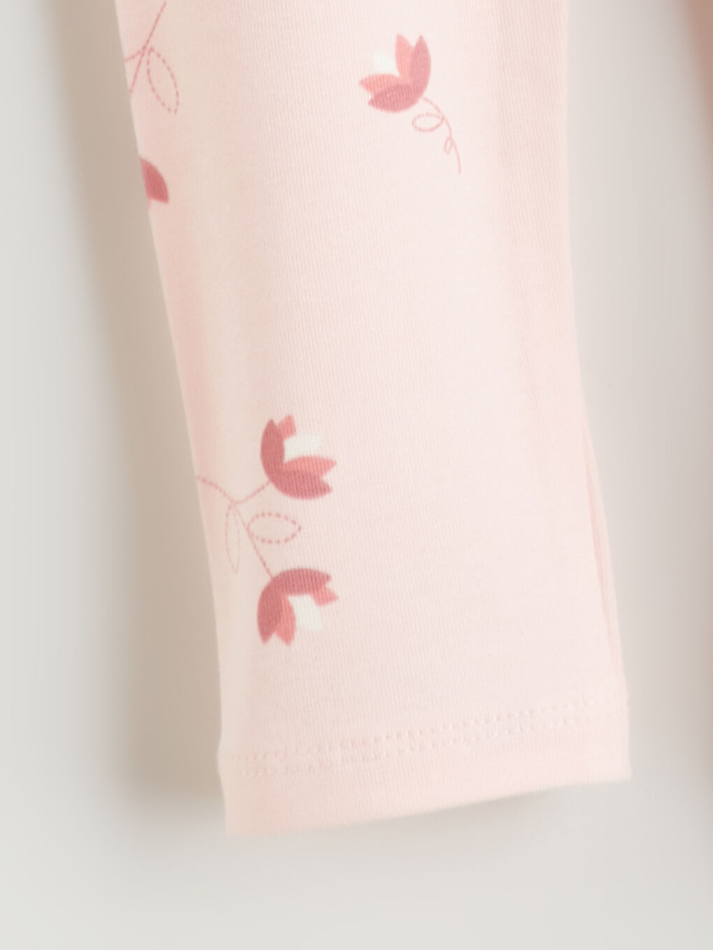 Pembe Fırfırlı Kız Bebek Bluz ve Tayt-5