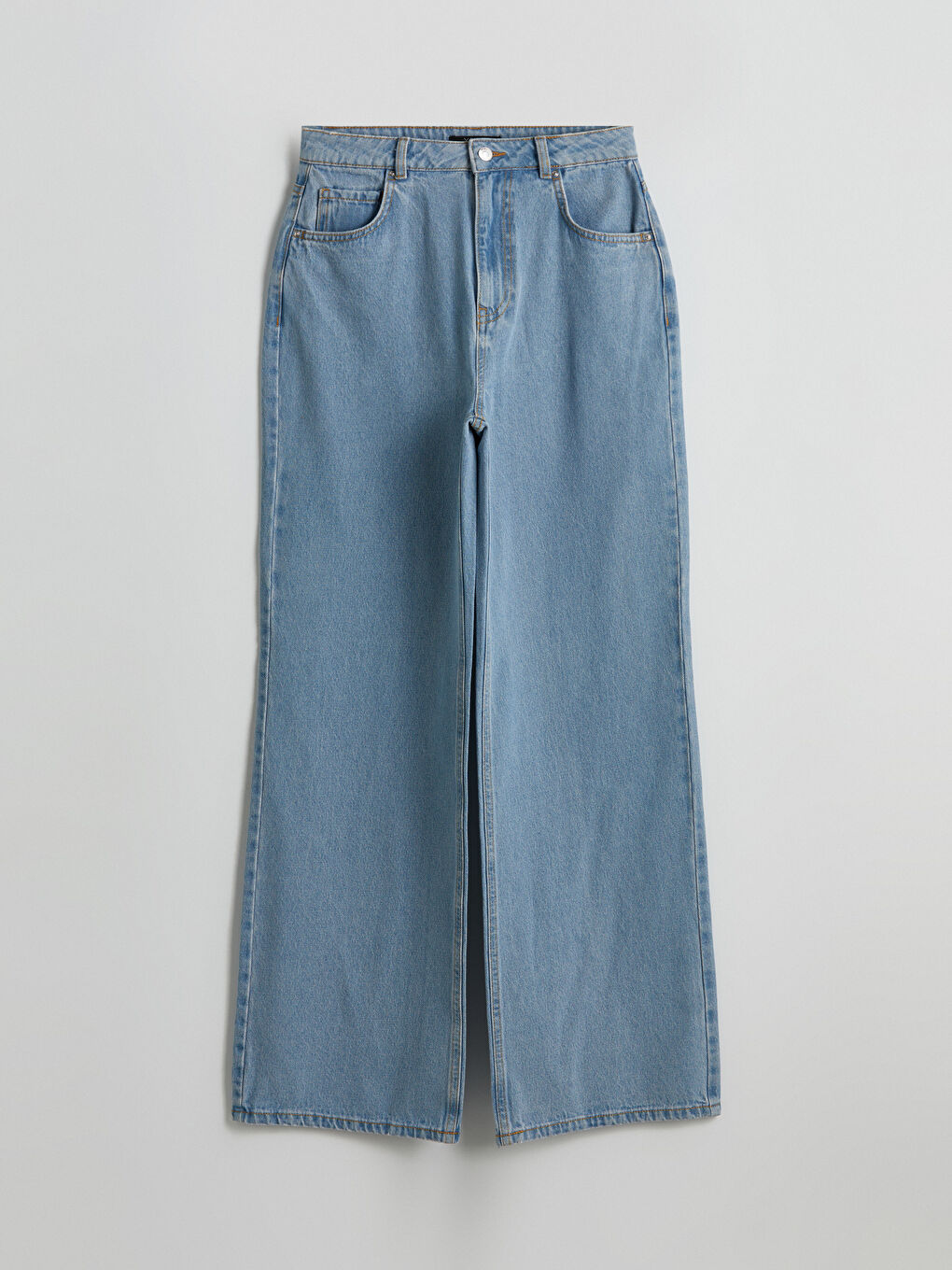 Mavi Wideleg Kadın Jean Pantolon-5