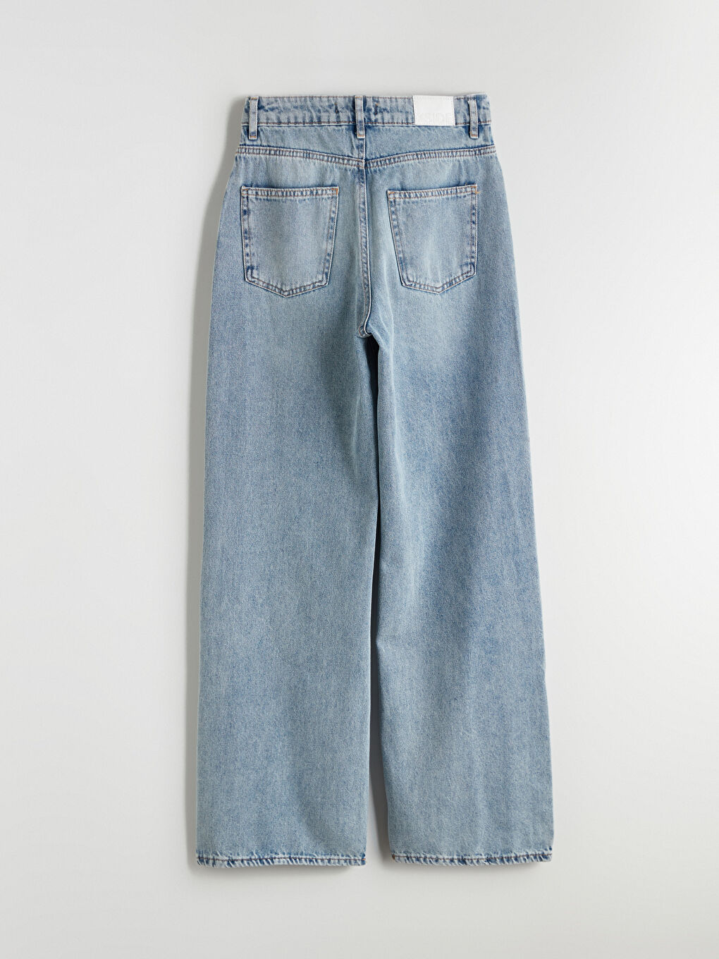 Mavi Wideleg Kadın Jean Pantolon-6