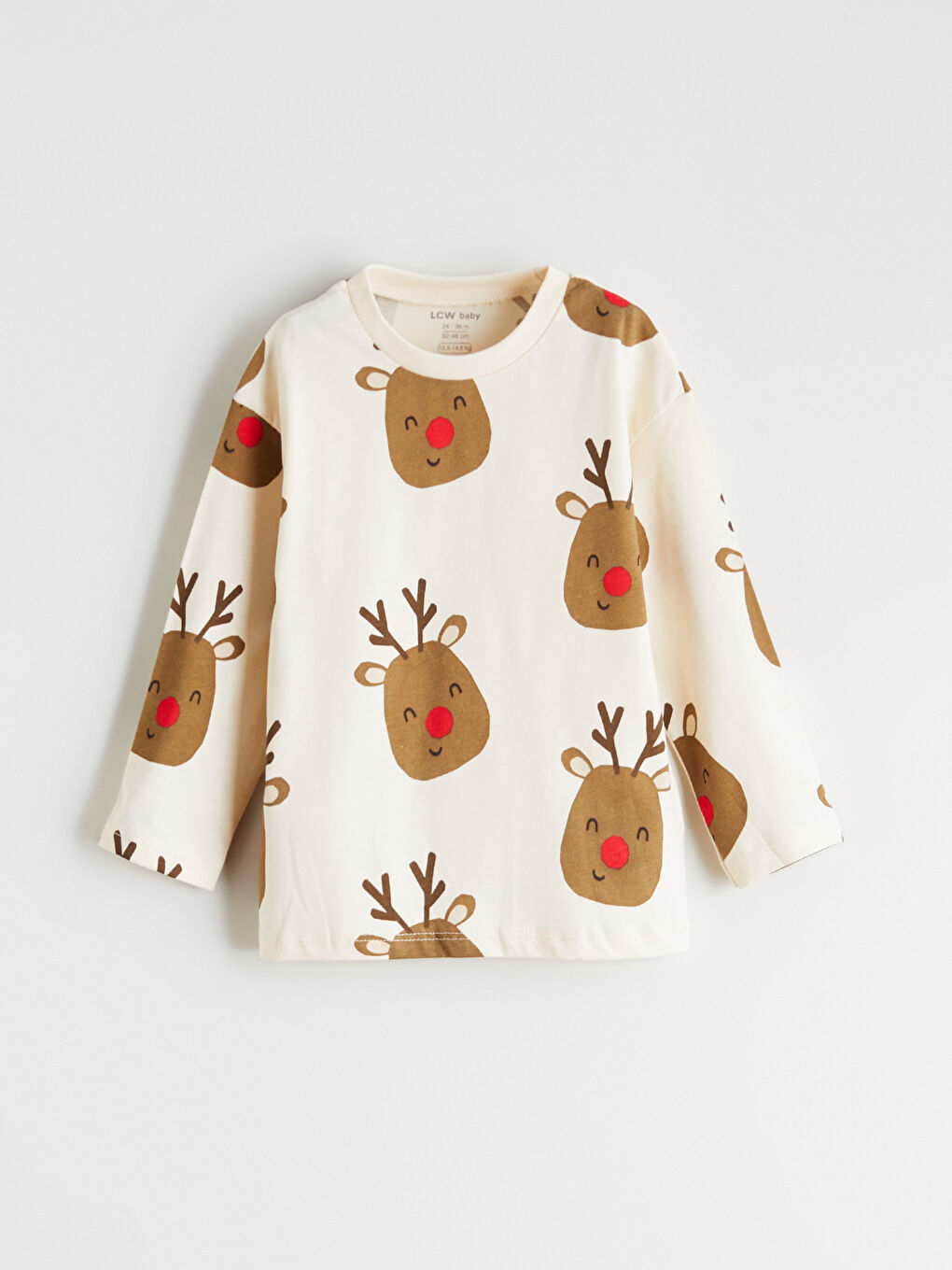 Crew Neck Baby Boys' Pyjama Set-2