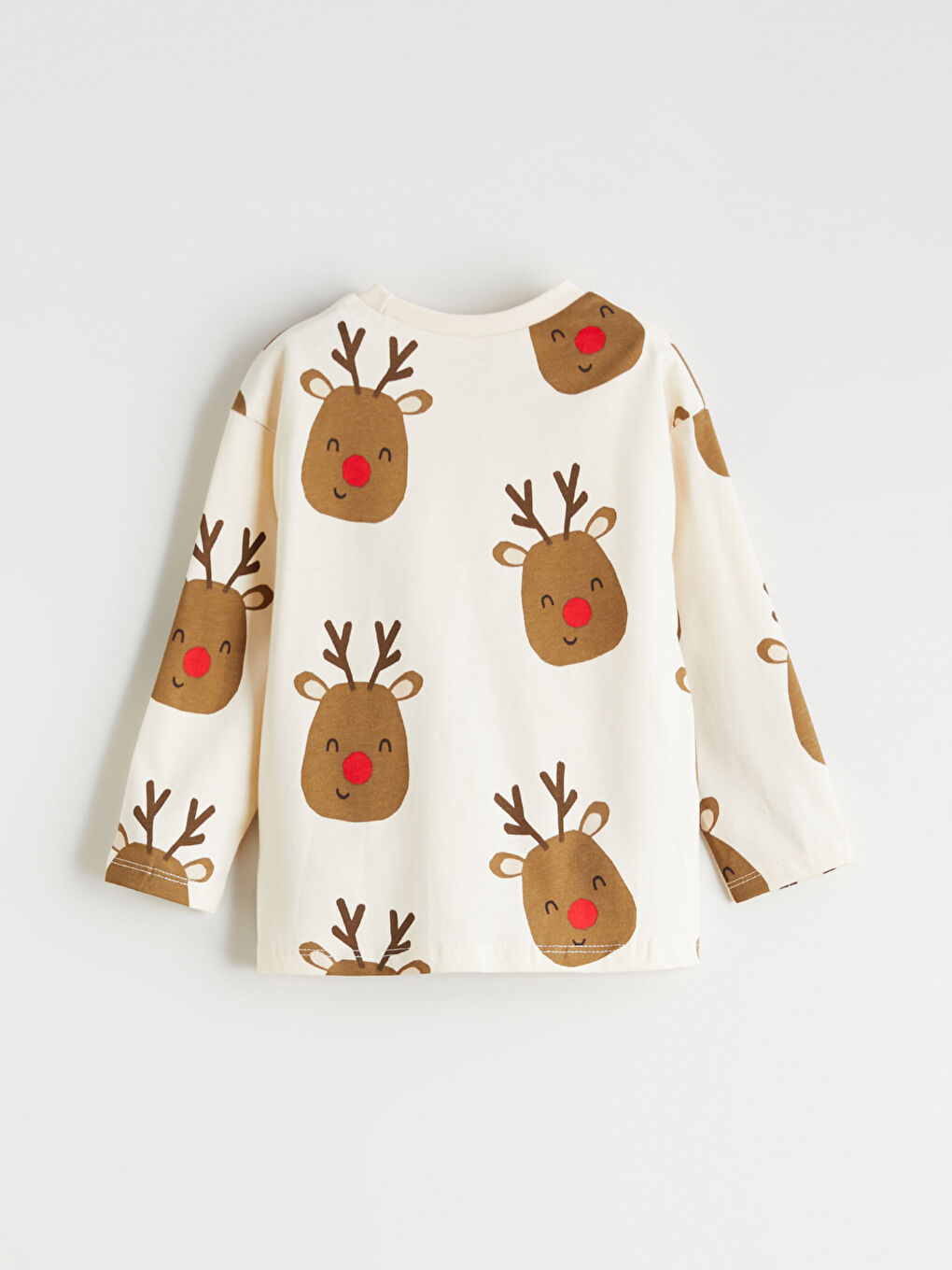 Crew Neck Baby Boys' Pyjama Set-4