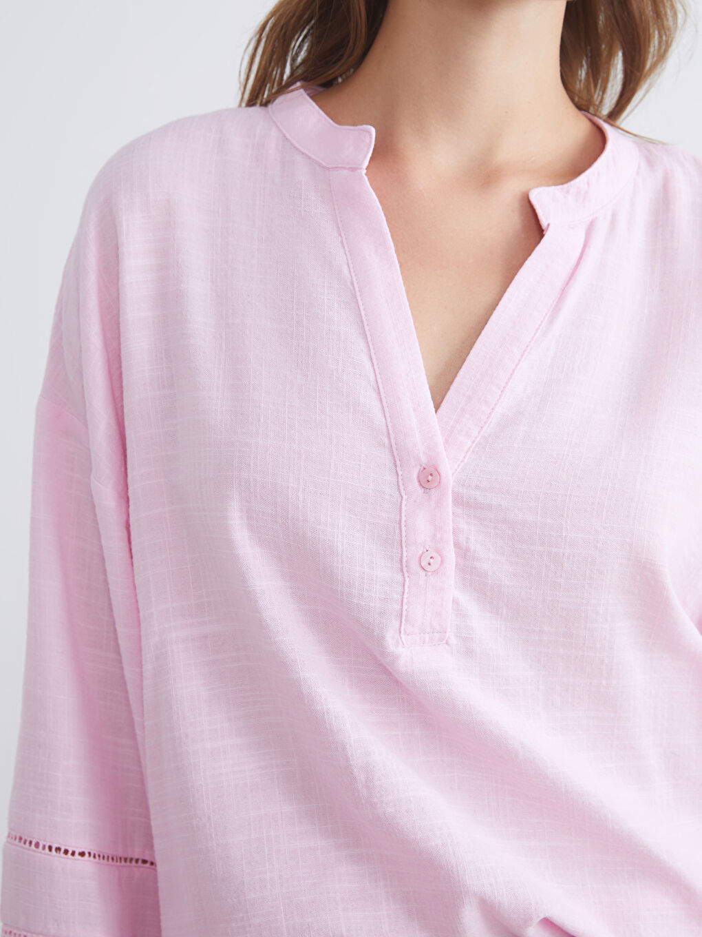 LCW Vision Woman PINK Blouse -W5JD65Z8-CRC