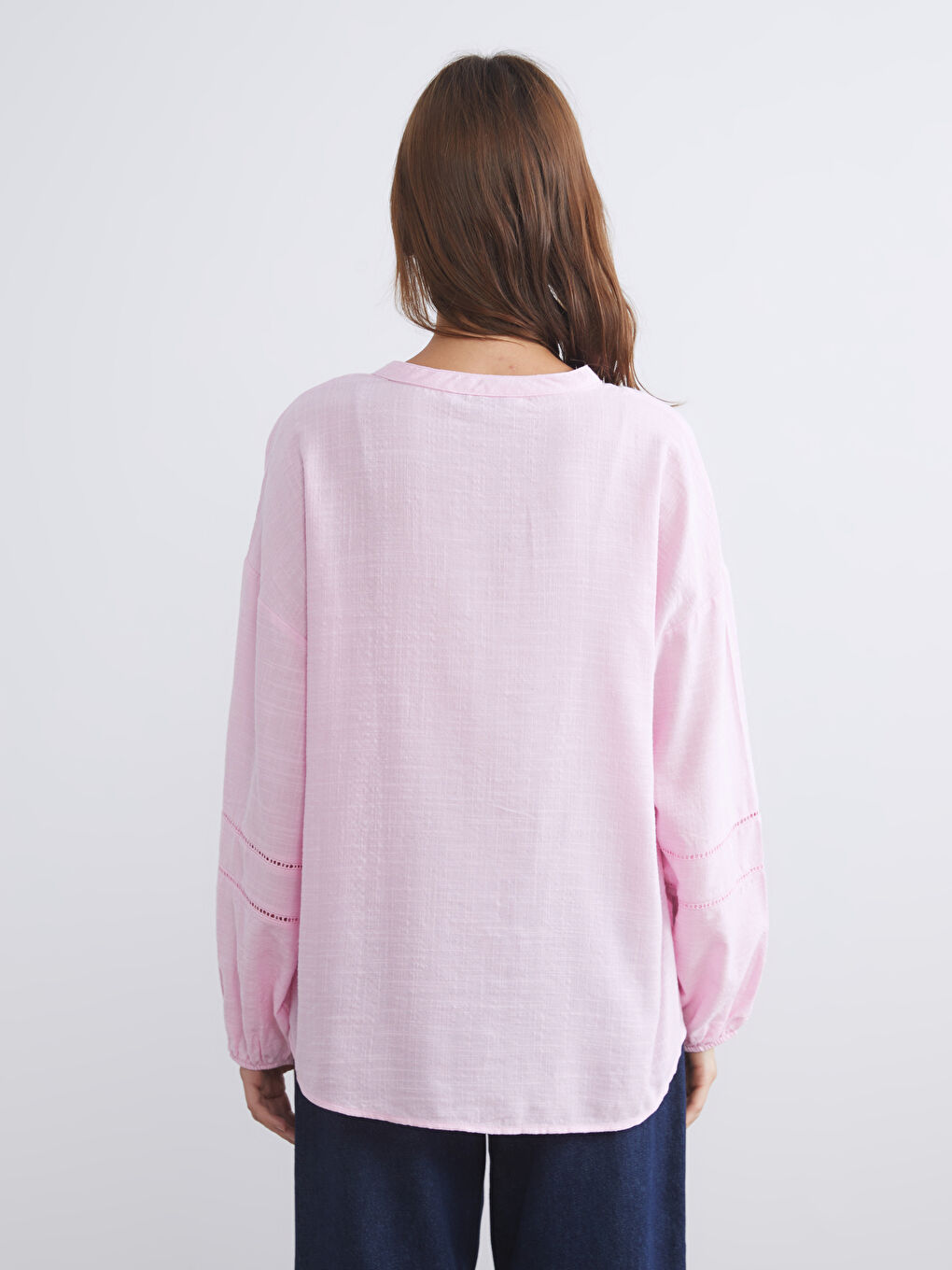 LCW Vision Woman PINK Blouse -W5JD65Z8-CRC