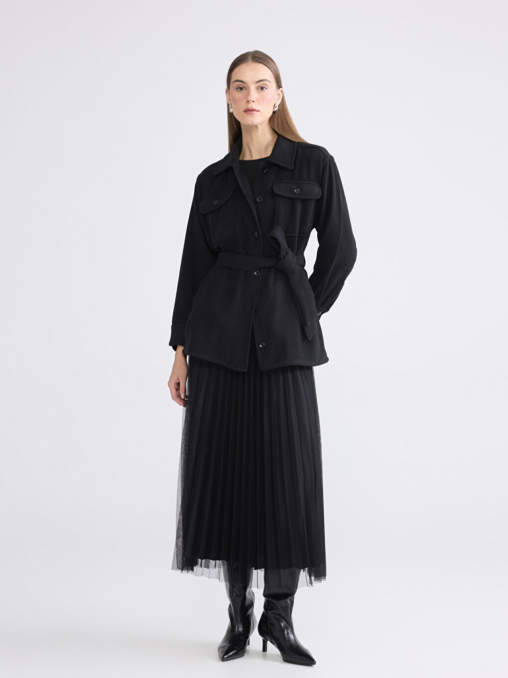 Oversize Women's Shirt Jacket-1