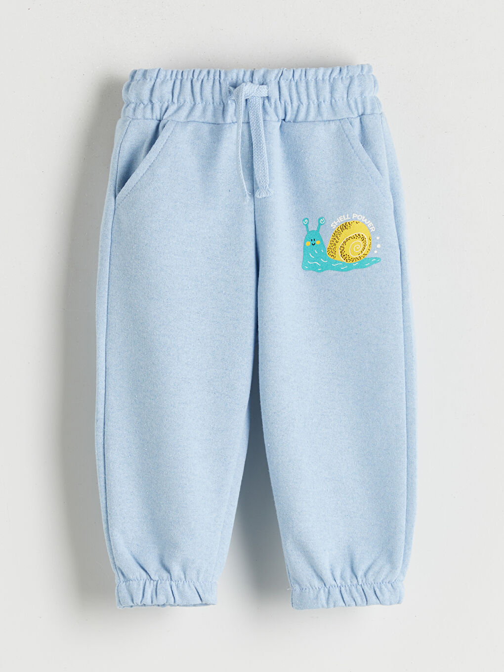 Mavi Beli Lastikli Erkek Çocuk Jogger  Eşofman Altı