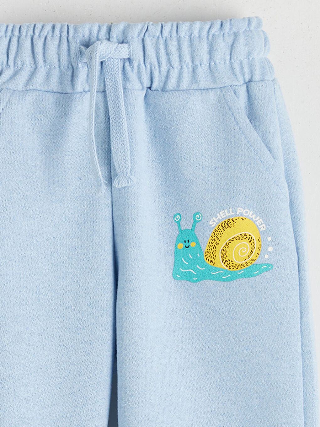 Mavi Beli Lastikli Erkek Çocuk Jogger  Eşofman Altı-2
