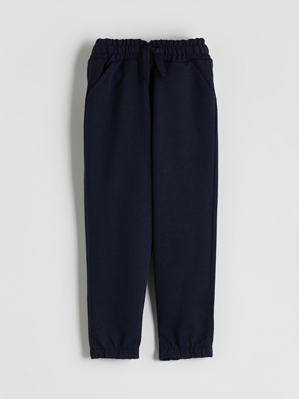 Lacivert Beli Lastikli Erkek Çocuk Jogger  Eşofman Altı