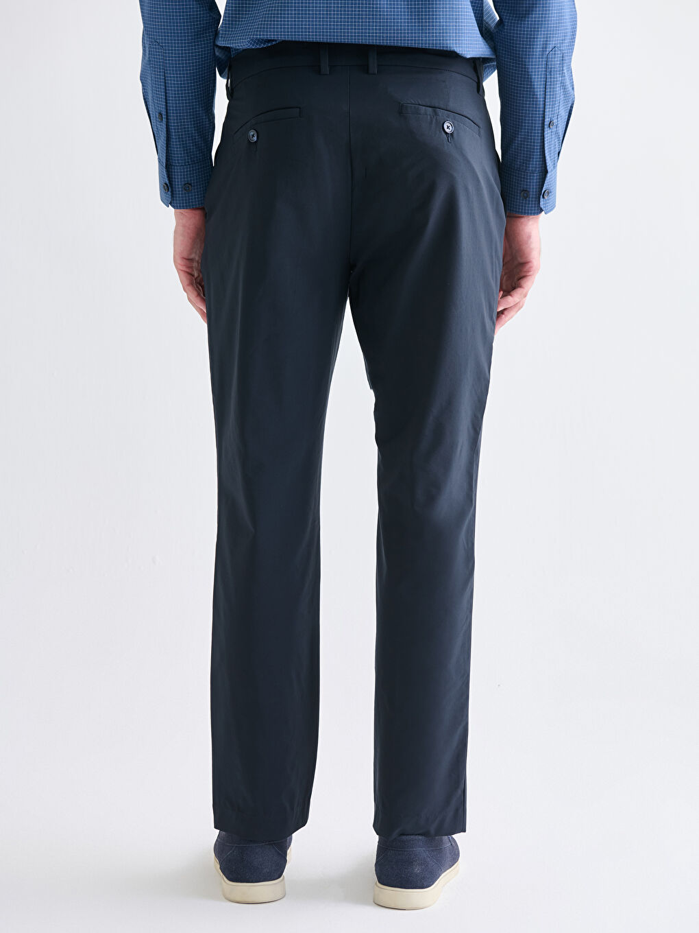 Lacivert Standart Kalıp Erkek Pantolon-3