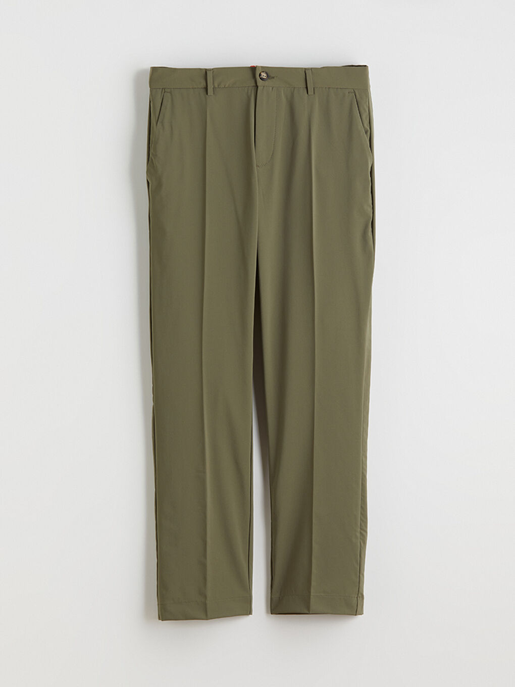 Yeşil Standart Kalıp Erkek Pantolon-8