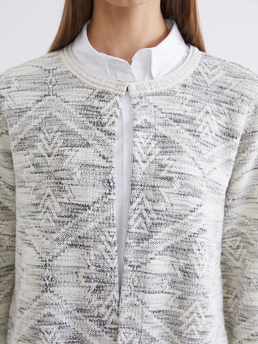 كارديجان أسود امرأة-2