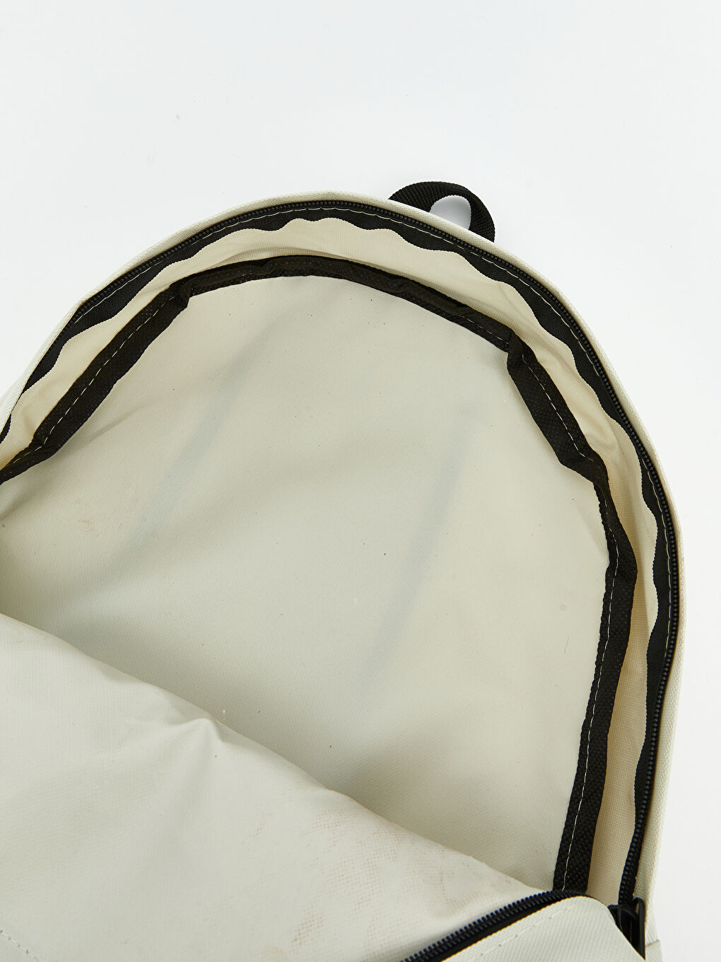 Ekru Nakışlı Kadın Sırt Çantası-2