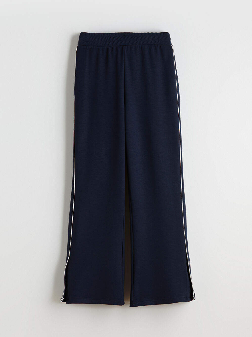 Lacivert Beli Lastikli Kadın Eşofman Altı-6