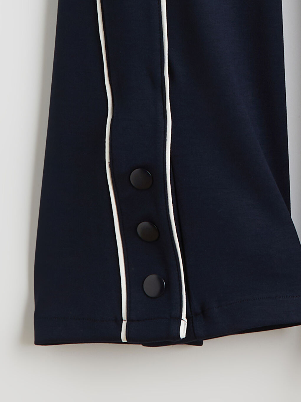 Lacivert Beli Lastikli Kadın Eşofman Altı-7