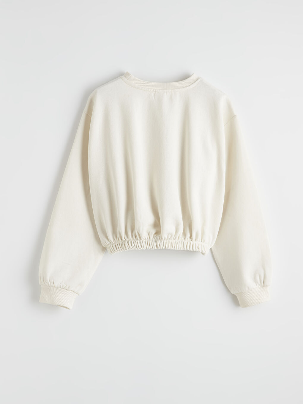 سويتشيرت بناتي برقبة دائرية مع ليجنز-3