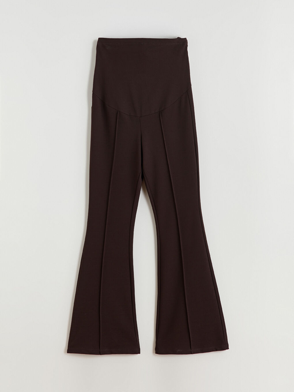 Trudničke helanke sa širokim nogavicama i pojasom preko stomaka-4