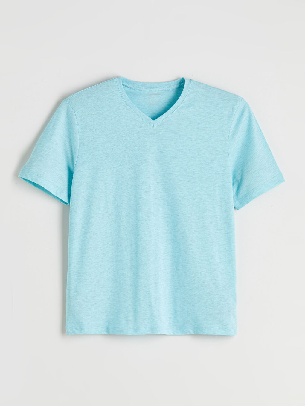 T-shirt en Jersey à Encolure en V pour Hommes-4