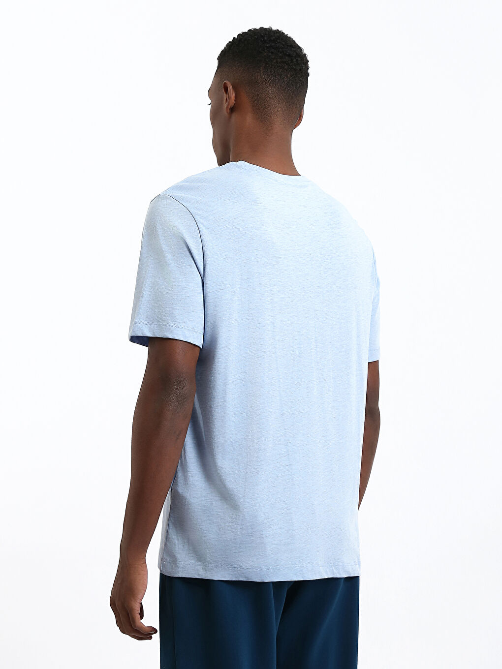 V Neck Jersey Men's T-Shirt-8
