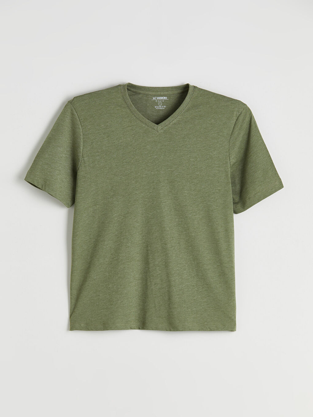 V Neck Jersey Men's T-Shirt-4