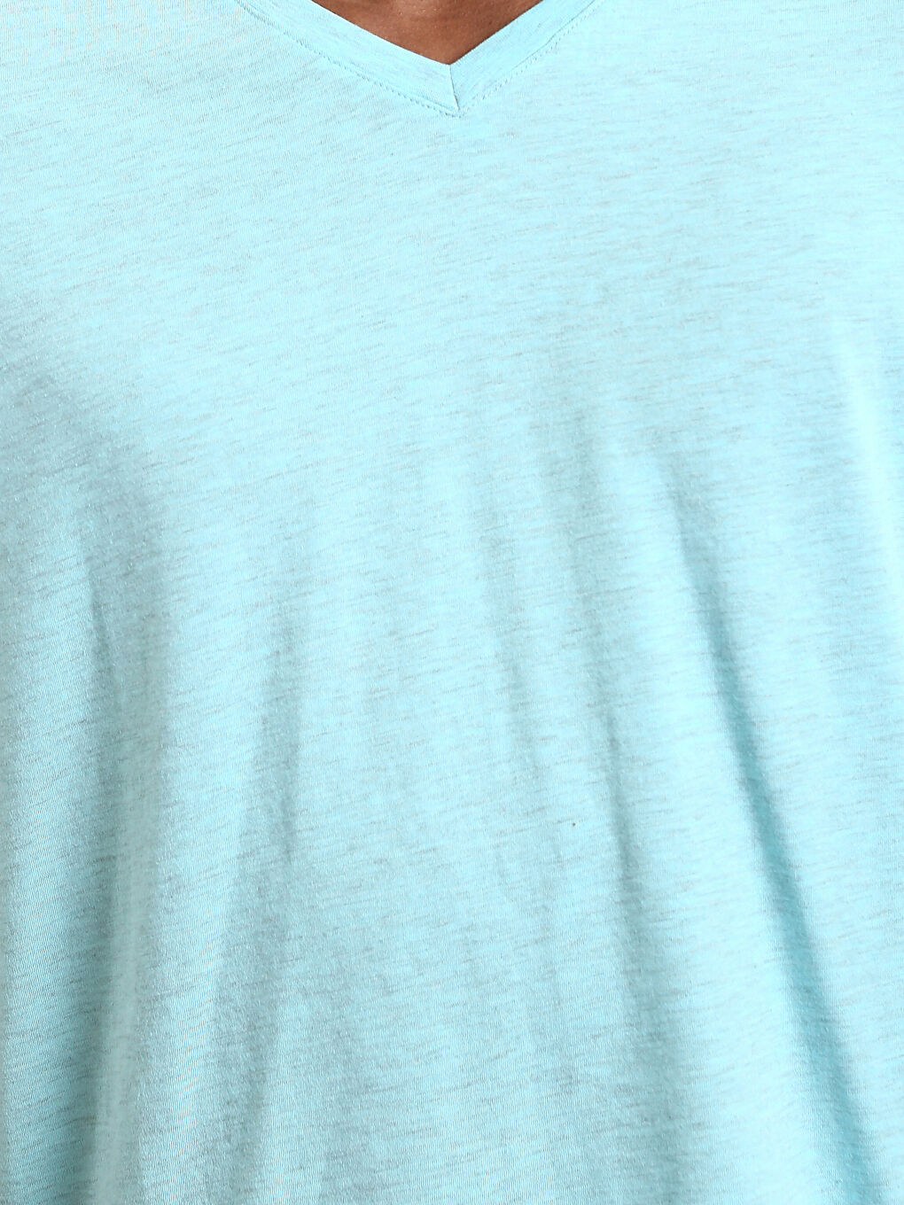 تيشيرت جيرسي برقبة على شكل حرف V للرجال-4