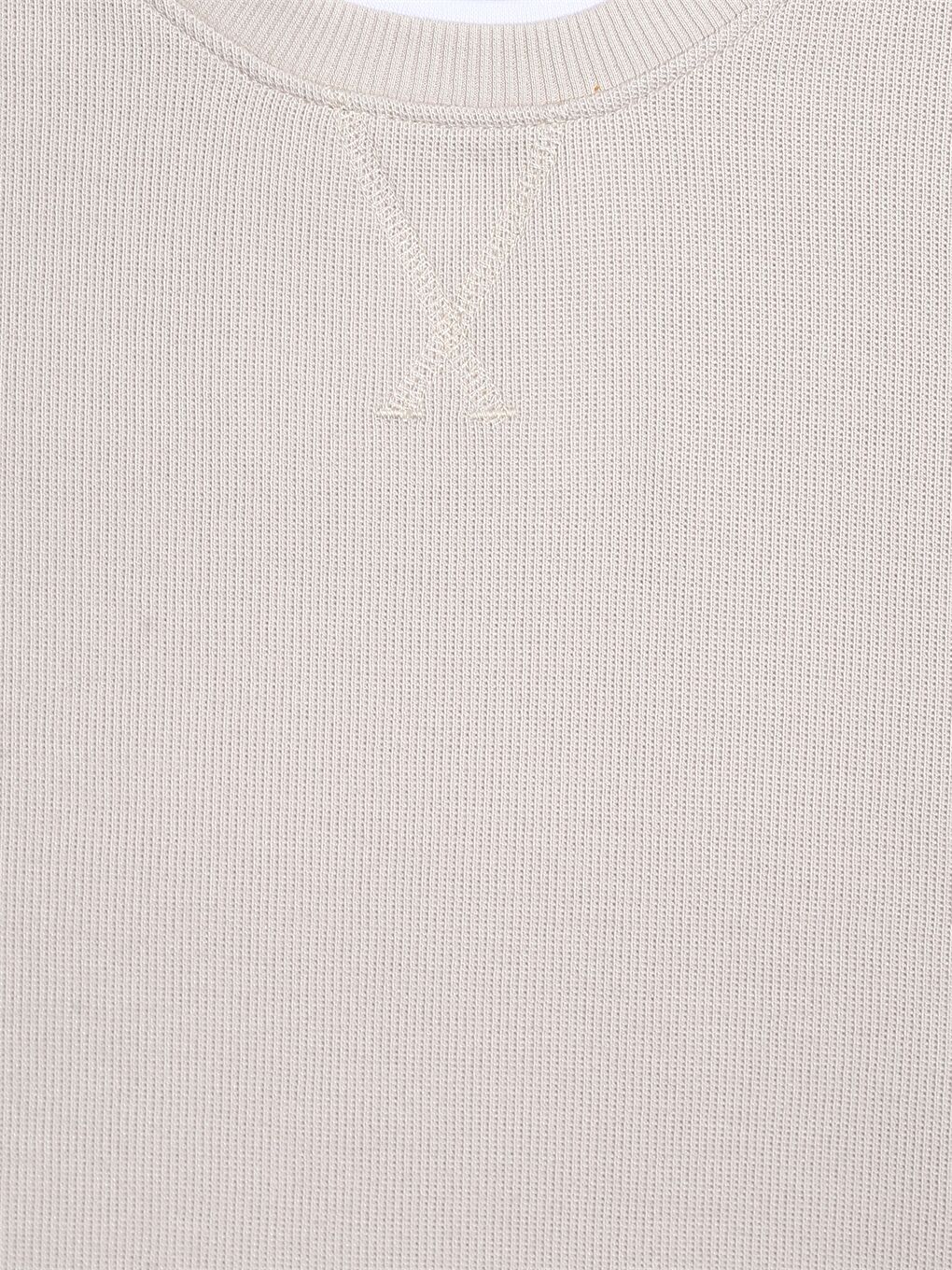 Man BEIGE Sweatshirt-2