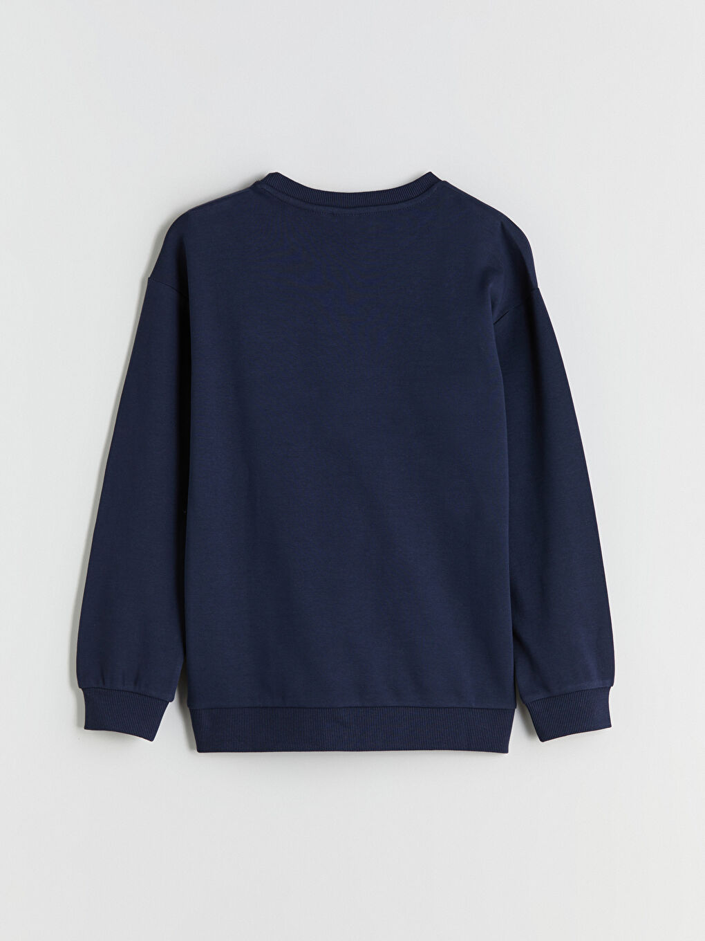 Lacivert Bisiklet Yaka Sonic Baskılı Erkek Çocuk Sweatshirt-2