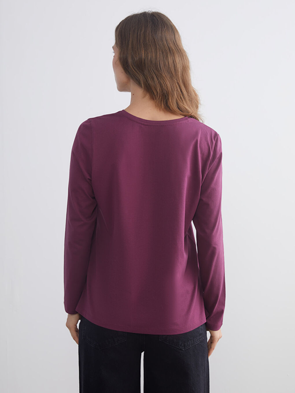 V Neck Women's T-Shirt-3