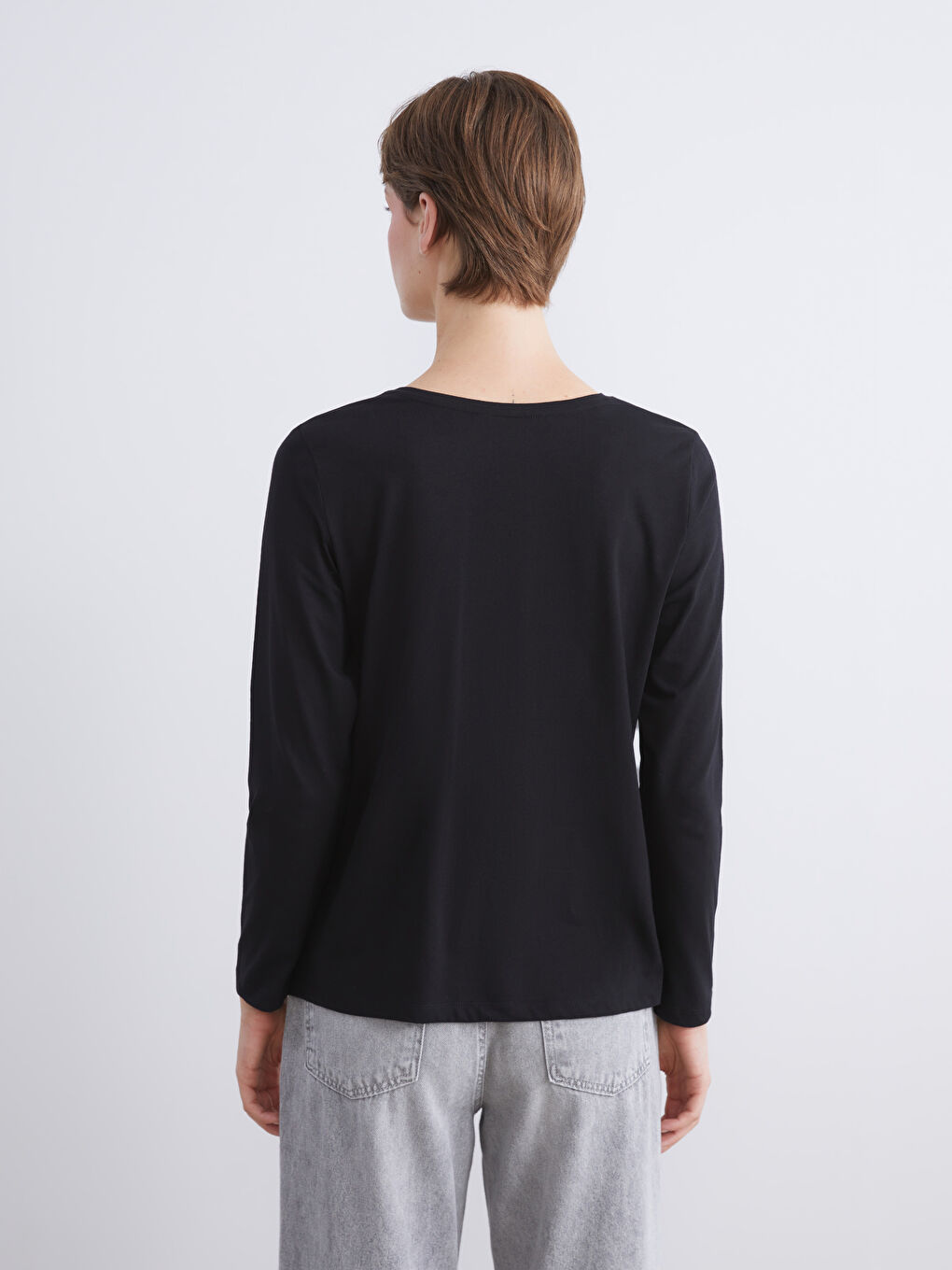 V Neck Women's T-Shirt-3
