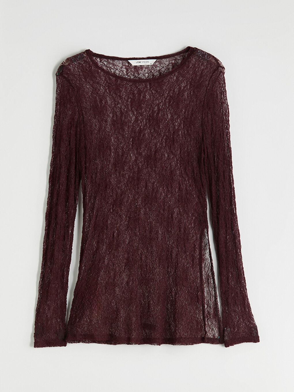 Crew Neck Lace Blouse-4
