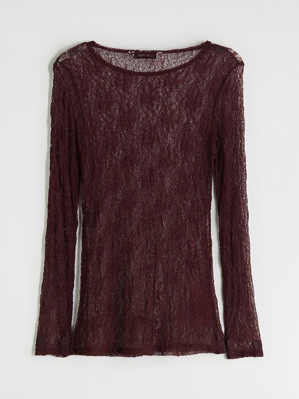 Crew Neck Lace Blouse-5
