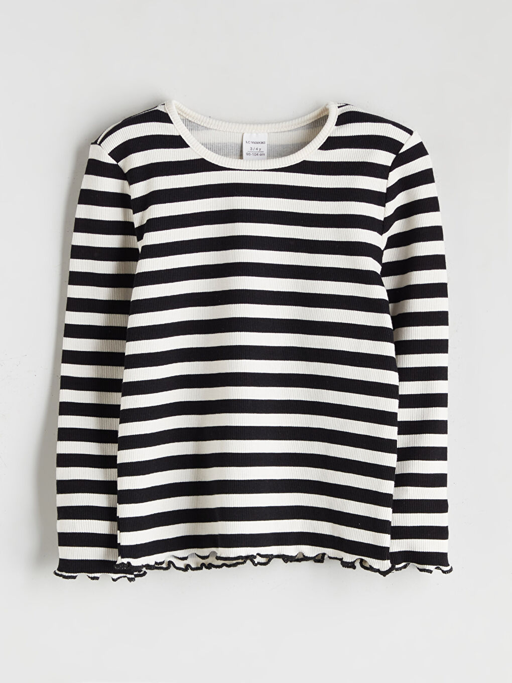 Ekru Bisiklet Yaka Baskılı Kız Çocuk 3'lü Takım-3