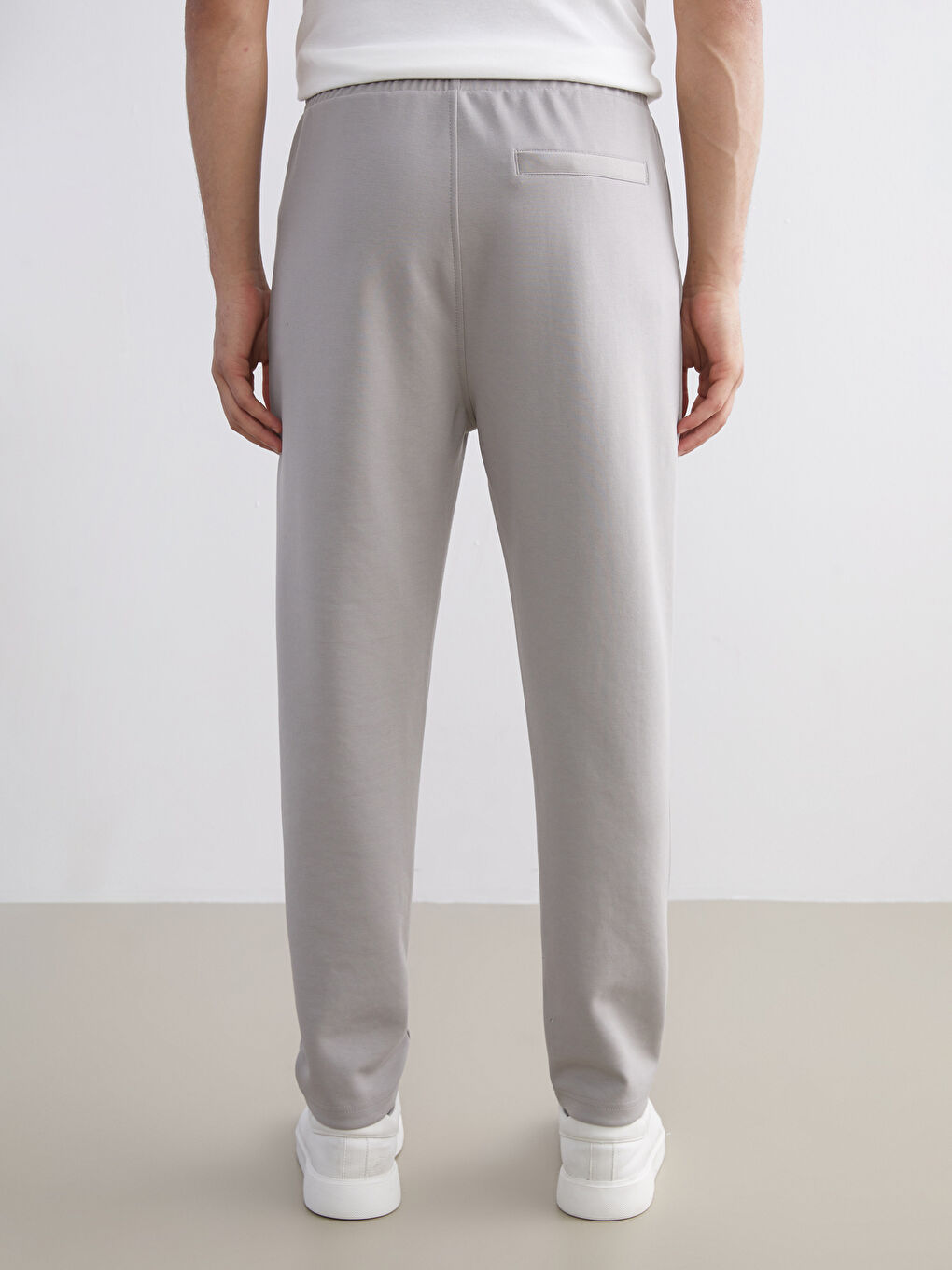 Gri Standart Kalıp Erkek Eşofman Altı-3