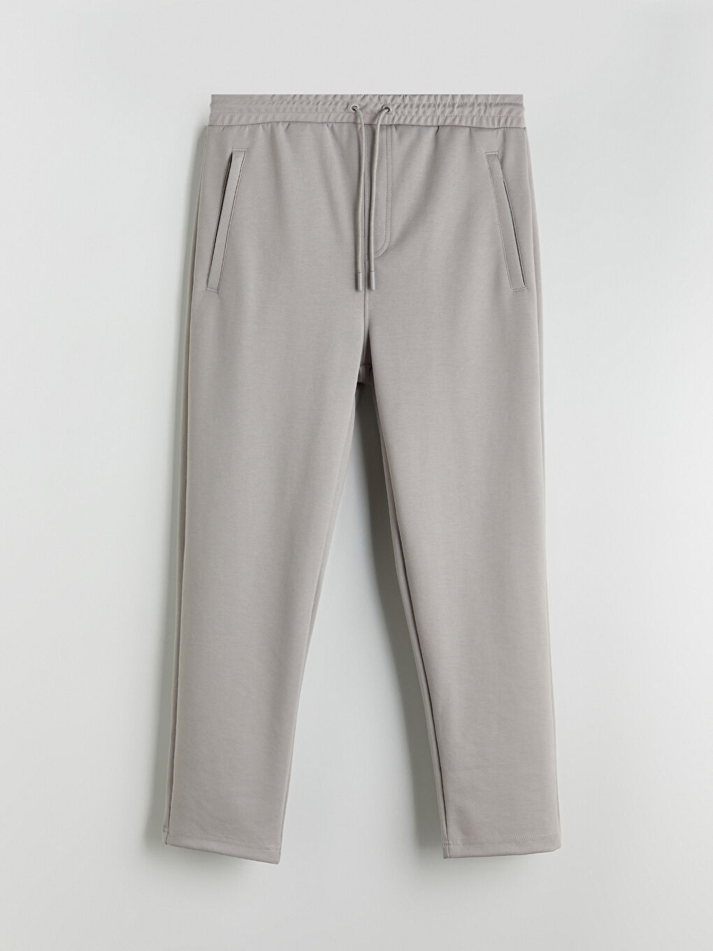 Gri Standart Kalıp Erkek Eşofman Altı-4