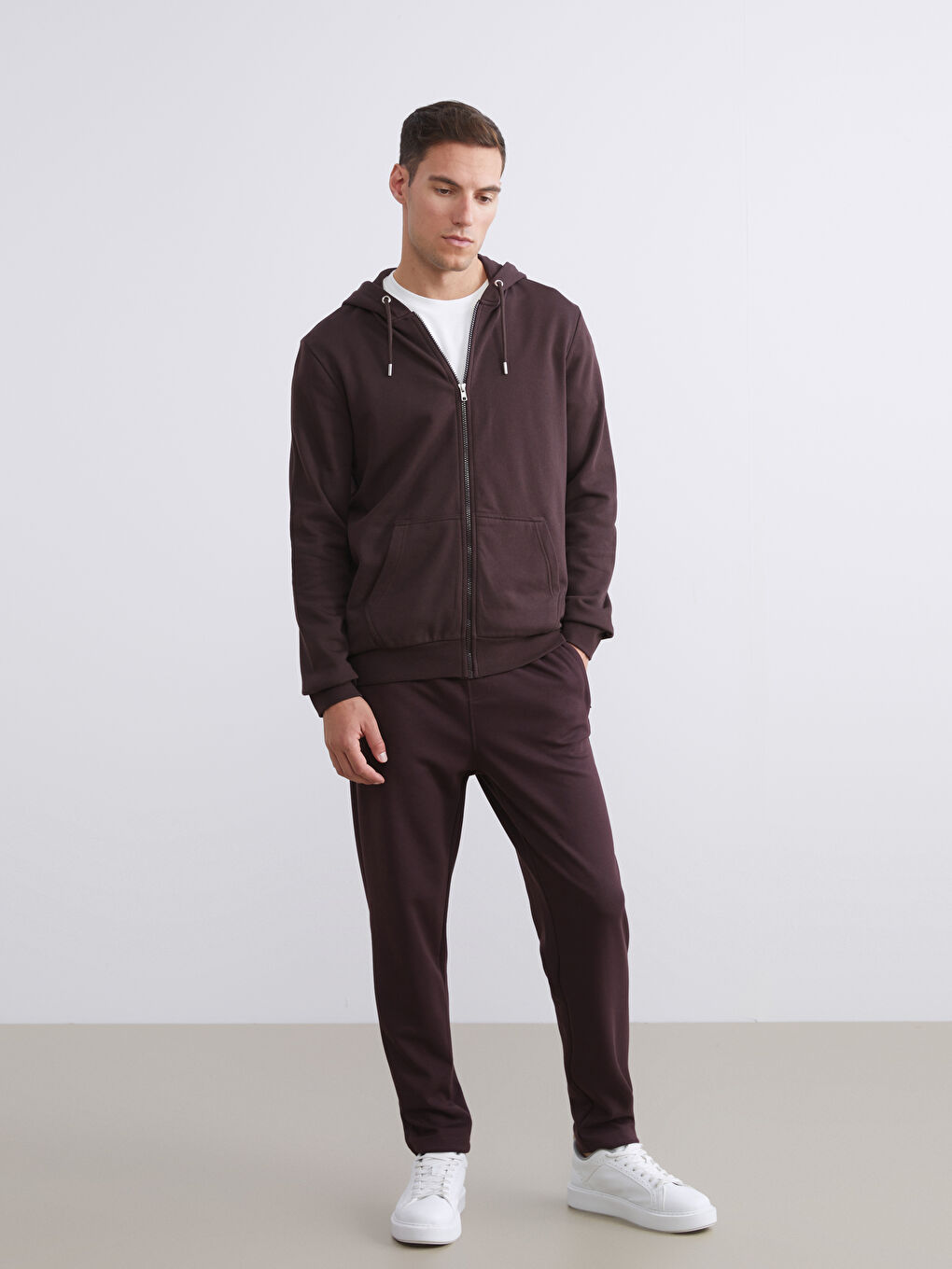 Mürdüm Standart Kalıp Erkek Eşofman Altı