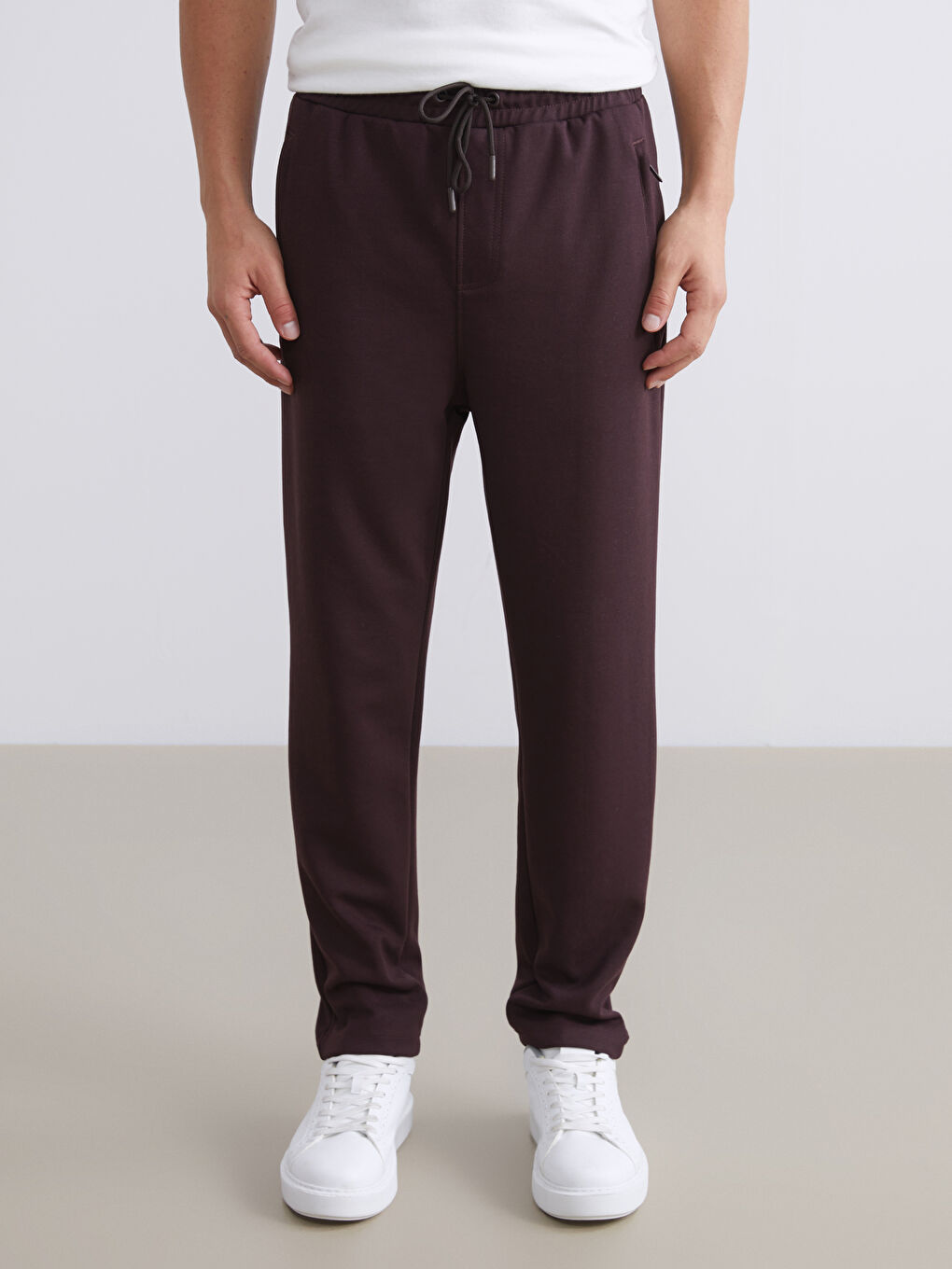 Mürdüm Standart Kalıp Erkek Eşofman Altı-1