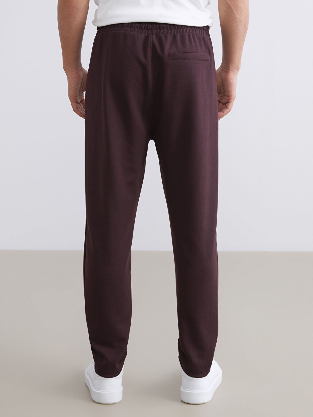 Mürdüm Standart Kalıp Erkek Eşofman Altı-3