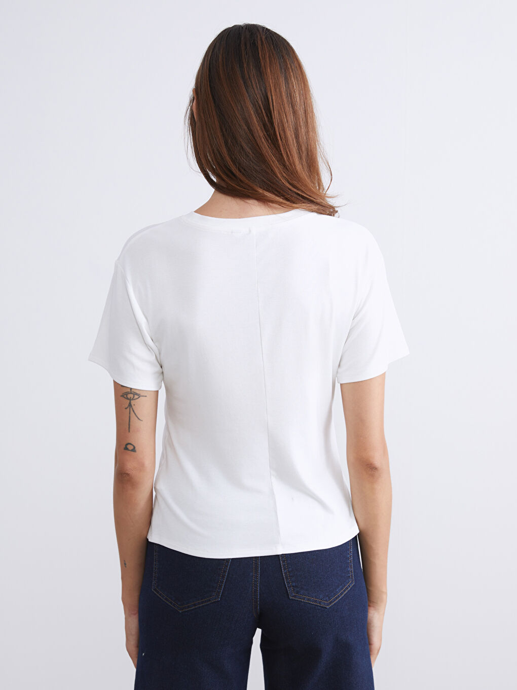 Crew Neck Women's T-Shirt-3
