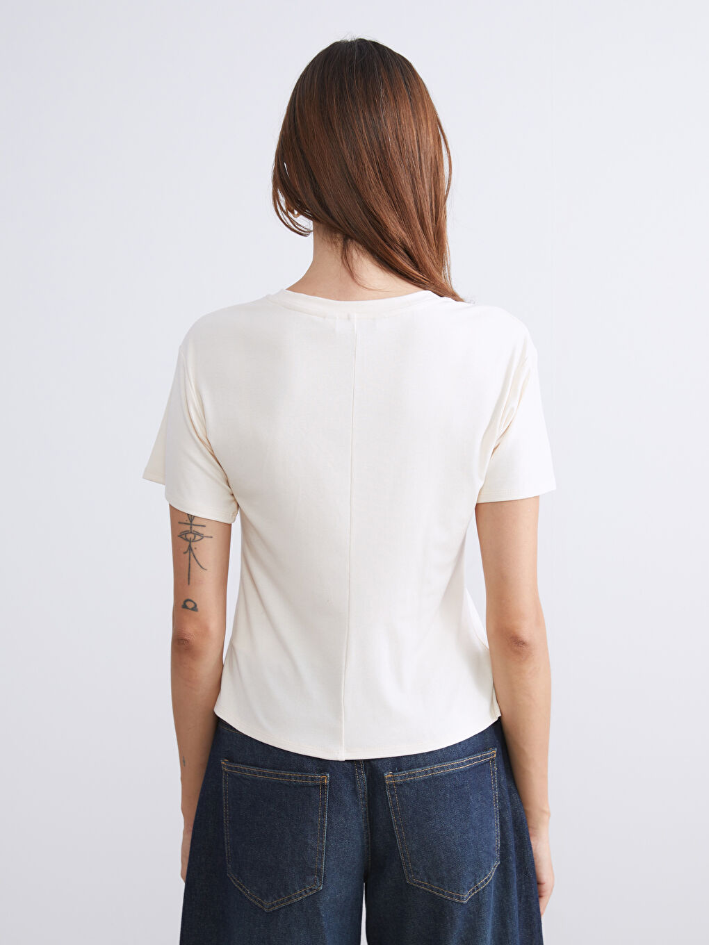 Crew Neck Women's T-Shirt-3