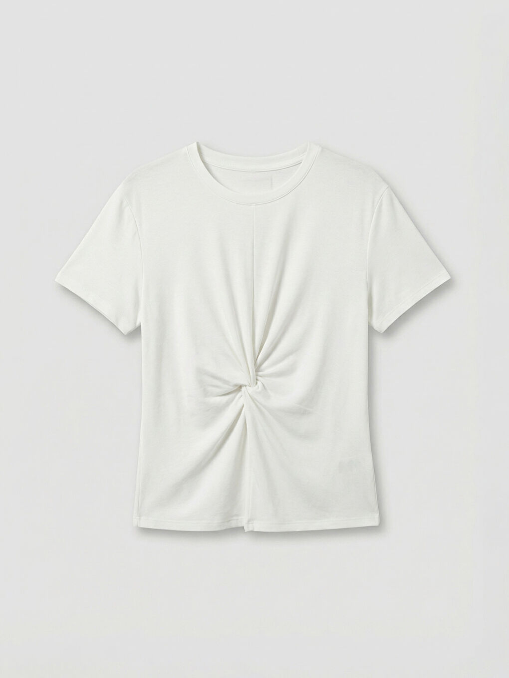 Женская футболка с круглым вырезом