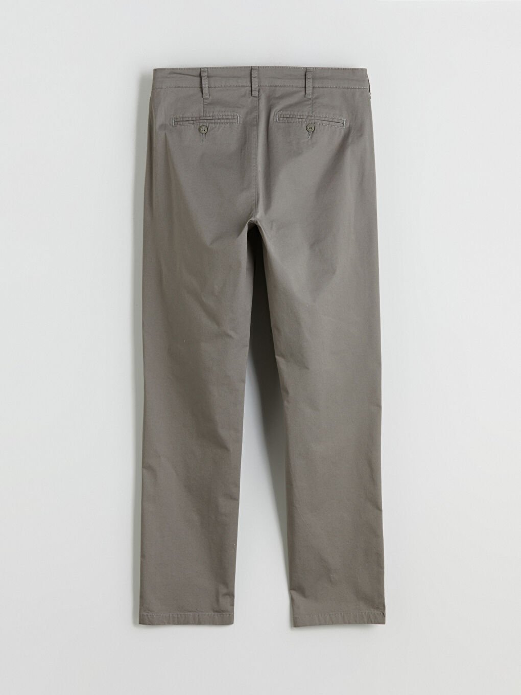 Haki Standart Kalıp Erkek Chino Pantolon-5