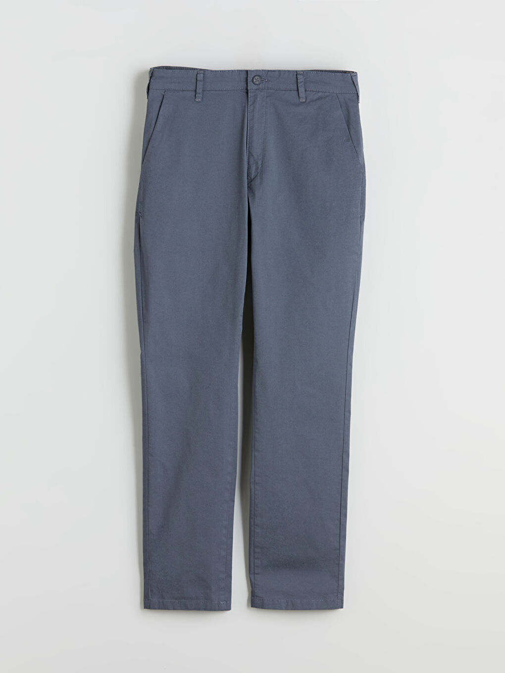 İndigo Standart Kalıp Erkek Chino Pantolon-6