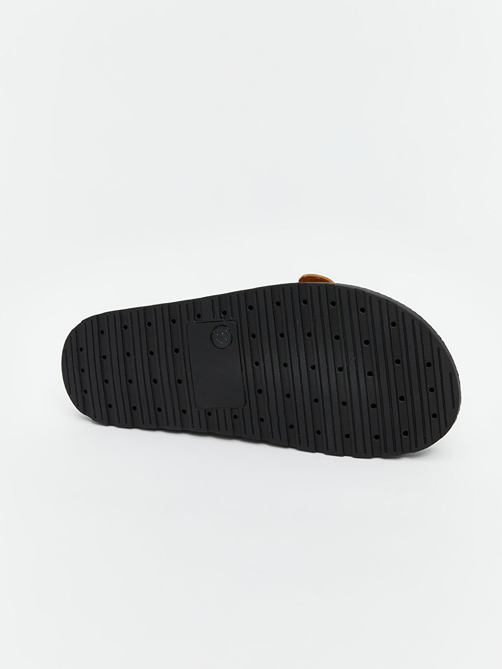 Buckle Detailed Single Strap Women's Slippers-3