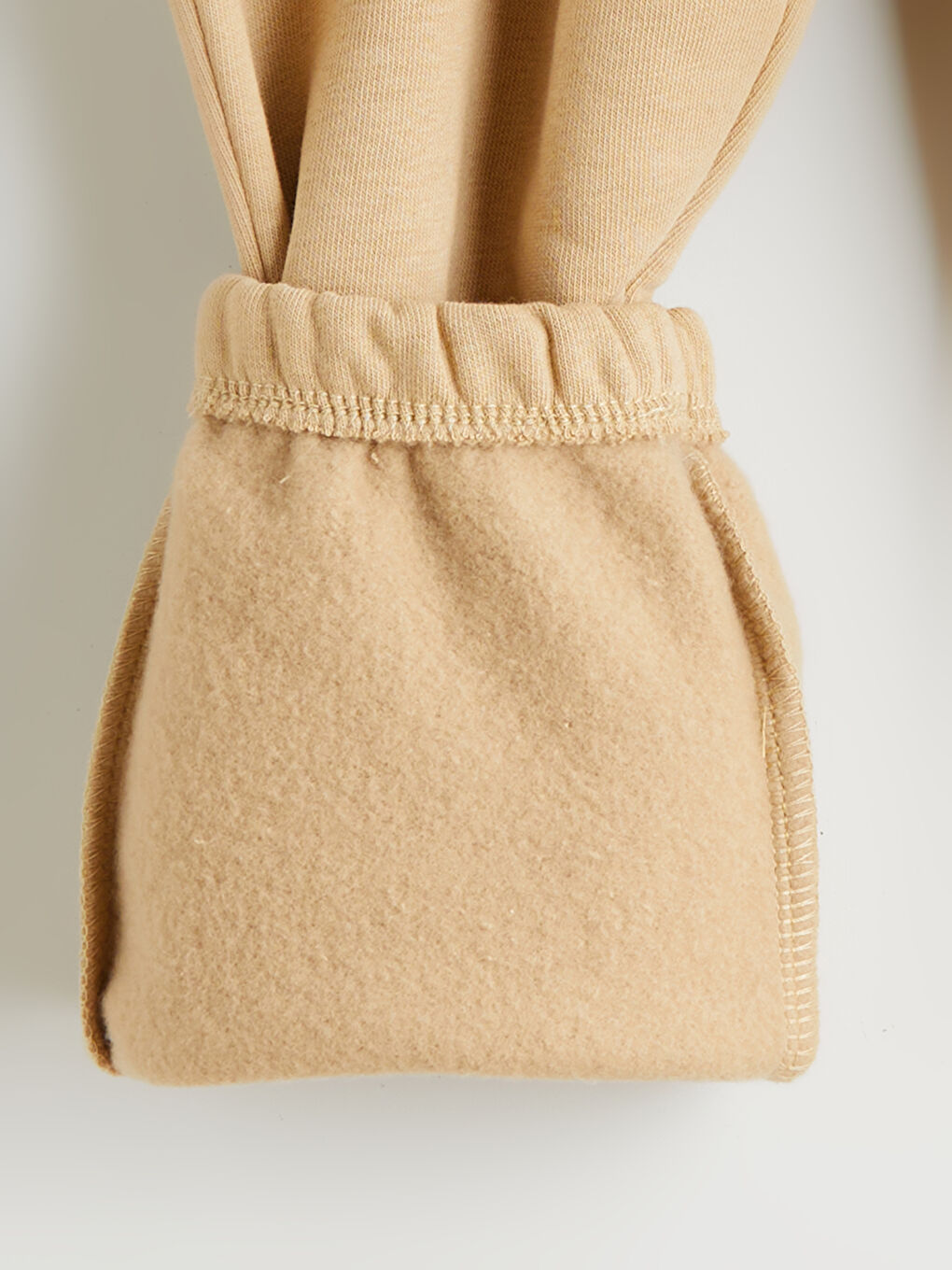 Bej Beli Bağlamalı Erkek Çocuk Eşofman Altı-3