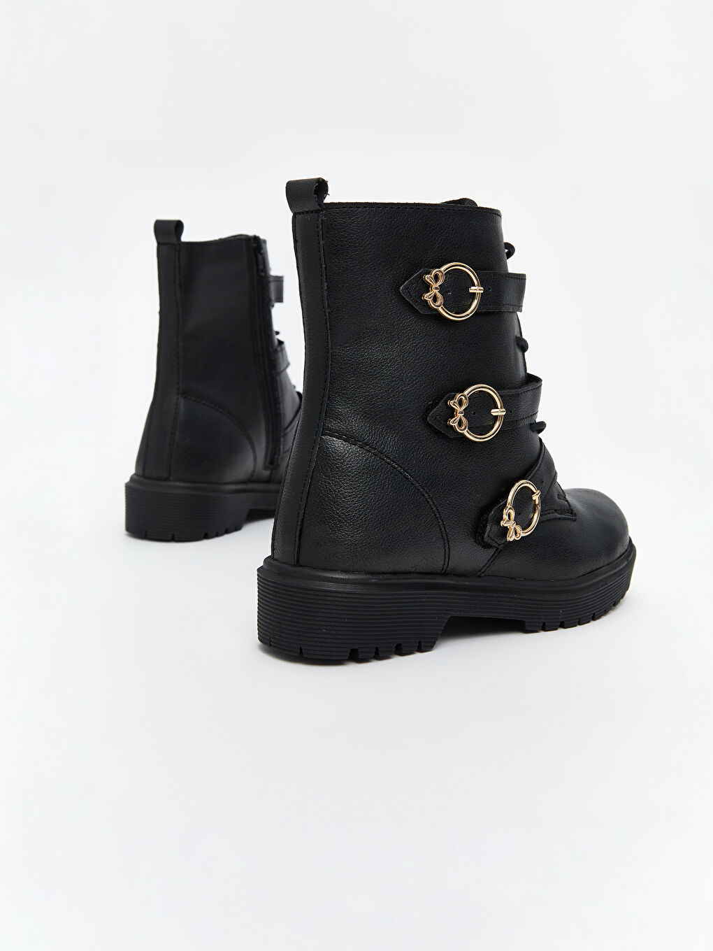 بوت جلد صناعي للبنات-4