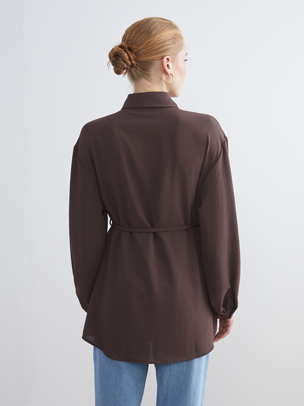 LCW Modest Oversize Women's Shirt Tunic -W5JG51Z8-HCN