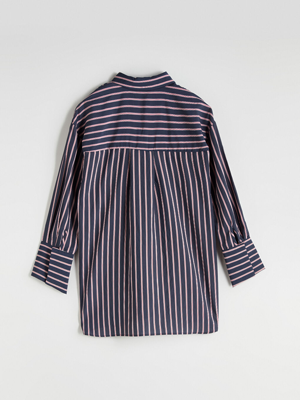 Striped Oversize Women's Shirt Tunic-5